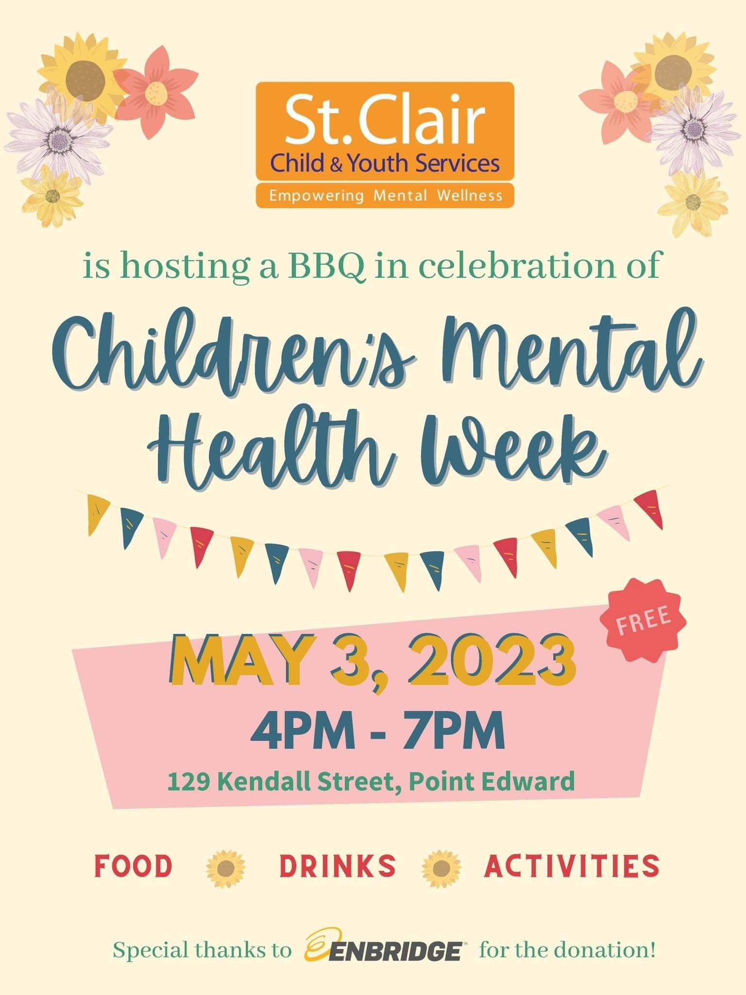 BBQ for Children's Mental Health Week!